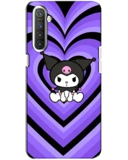 Чохол для Realme XT з картинкою «Kuromi та фіолетові серця» Чохол для Realme XT з картинкою «Kuromi та фіолетові серця»