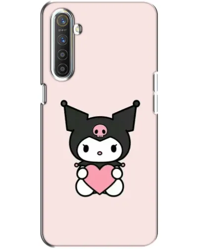 Чохол для Realme XT з картинкою «Kuromi та серце»