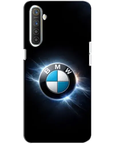 Чехол для Realme XT с картинкой «BMW — неоновое сияние»