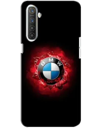 Чехол для Realme XT с картинкой «Логотип BMW — вспышка»
