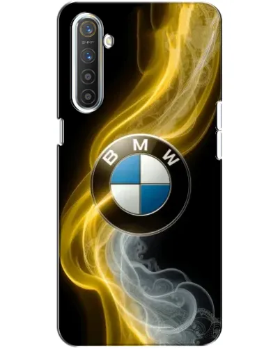 Чехол для Realme XT с картинкой «Золотистый дым BMW»