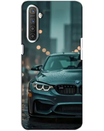 Чехол для Realme XT с картинкой «BMW в огнях города»
