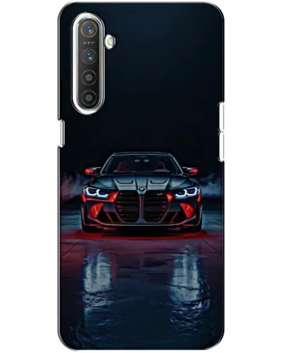 Чехол для Realme XT с картинкой «BMW на мокрой дороге»