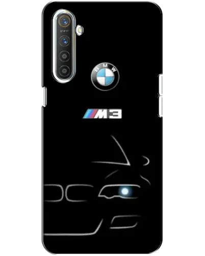 Чехол для Realme XT с картинкой «Минималистичный принт BMW M3»