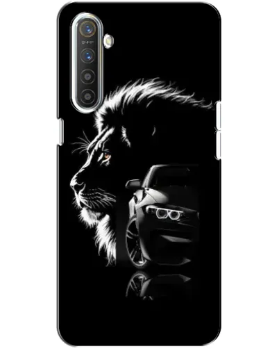 Чехол для Realme XT с картинкой «BMW и лев»