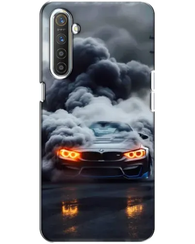 Чехол для Realme XT с картинкой «BMW в дыму»