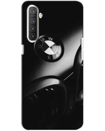 Чехол для Realme XT с картинкой «Эмблема BMW — макро»