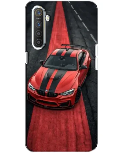 Чехол для Realme XT с картинкой «BMW на красной дорожке»