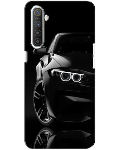 Чехол для Realme XT с картинкой «Черная BMW — профиль» Чехол для Realme XT с картинкой «Черная BMW — профиль»
