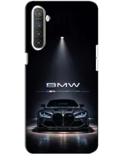 Чехол для Realme XT с картинкой «BMW сквозь ночной город»