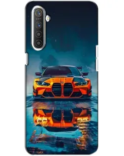 Чехол для Realme XT с картинкой «BMW — золотая эмблема»