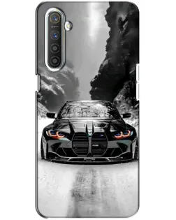 Чехол для Realme XT с картинкой «BMW — акварельный дрифт»