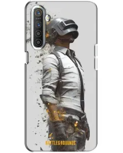 Чехол для Realme XT с картинкой «PUBG — боец в пыли»