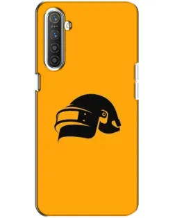 Чехол для Realme XT с картинкой «PUBG — золотой шлем»