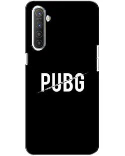 Чехол для Realme XT с картинкой «PUBG — белый логотип»