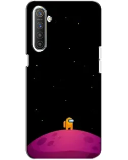 Чехол для Realme XT с картинкой «Одинокий герой на планете» Чехол для Realme XT с картинкой «Одинокий герой на планете»