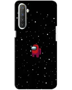 Чехол для Realme XT с картинкой «Красный Among Us»