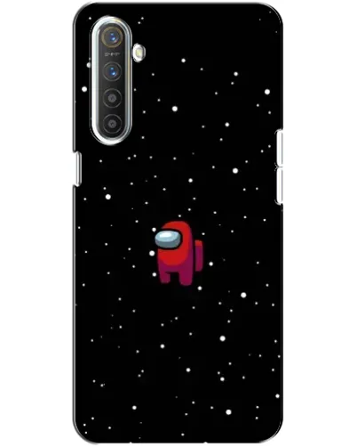 Чехол для Realme XT с картинкой «Красный Among Us»
