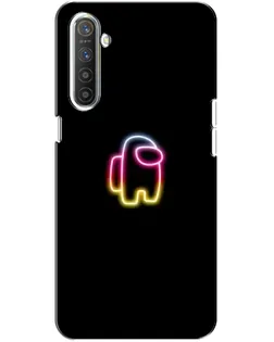 Чехол для Realme XT с картинкой «Among Us градиент»