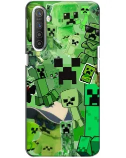 Чехол для Realme XT с картинкой «Криперы Minecraft» Чехол для Realme XT с картинкой «Криперы Minecraft»