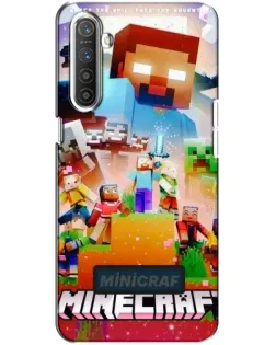 Чехол для Realme XT с картинкой «Minecraft герои игры» Чехол для Realme XT с картинкой «Minecraft герои игры»
