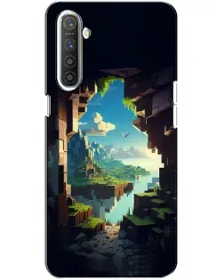 Чехол для Realme XT с картинкой «Вид из пещеры»