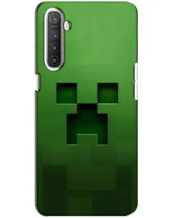 Чехол для Realme XT с картинкой «Крипер микро-дизайн»