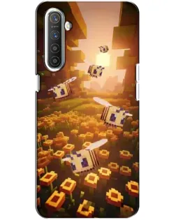 Чехол для Realme XT с картинкой «Поле подсолнухов»