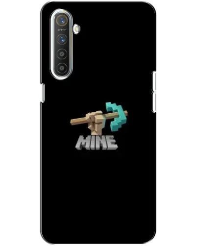 Чехол для Realme XT с картинкой «Алмазная кирка»