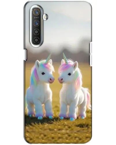 Чохол для Realme XT з картинкою «Пара єдинорогів» Чохол для Realme XT з картинкою «Пара єдинорогів»