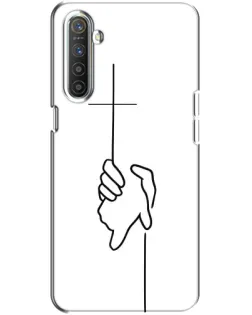 Чехол для Realme XT с картинкой «Рука держит» Чехол для Realme XT с картинкой «Рука держит»