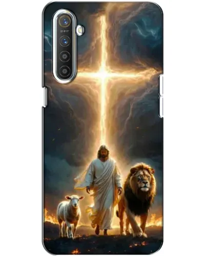 Чехол для Realme XT с картинкой «Лев Иуды и Свет»