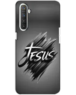 Чехол для Realme XT с картинкой «Надпись Jesus Graffiti»