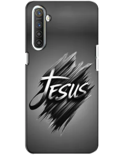 Чехол для Realme XT с картинкой «Надпись Jesus Graffiti»