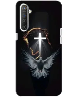 Чехол для Realme XT с картинкой «Голубь и Свет»