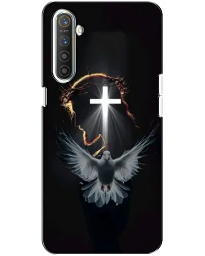 Чехол для Realme XT с картинкой «Голубь и Свет»
