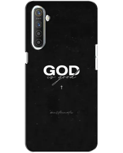 Чехол для Realme XT с картинкой «GOD — Бог над всем»