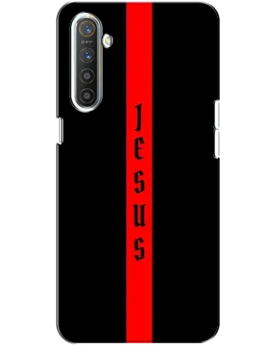 Чехол для Realme XT с картинкой «Красная линия веры»