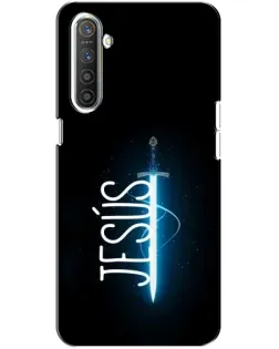 Чехол для Realme XT с картинкой «Меч Духа Jesus»
