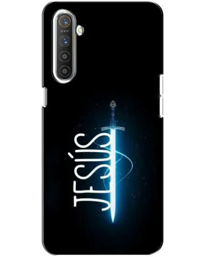 Чехол для Realme XT с картинкой «Меч Духа Jesus»