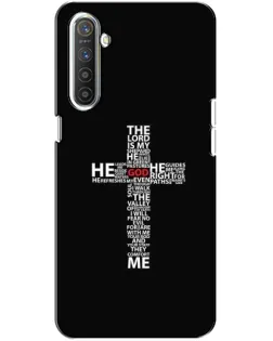 Чехол для Realme XT с картинкой «Текстовый крест» Чехол для Realme XT с картинкой «Текстовый крест»