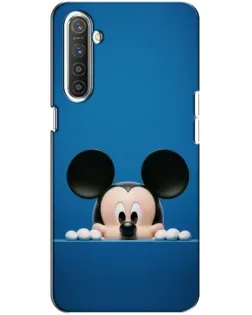 Чехол для Realme XT с картинкой «Микки выглядывает»