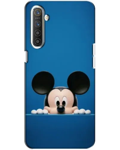 Чехол для Realme XT с картинкой «Микки выглядывает» Чехол для Realme XT с картинкой «Микки выглядывает»