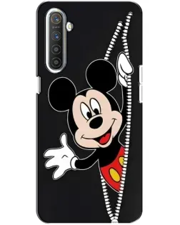 Чехол для Realme XT с картинкой «Микки раздвигает стены»