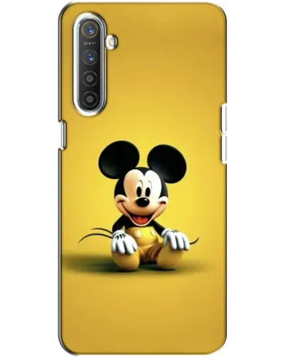 Чехол для Realme XT с картинкой «Микки на желтом» Чехол для Realme XT с картинкой «Микки на желтом»