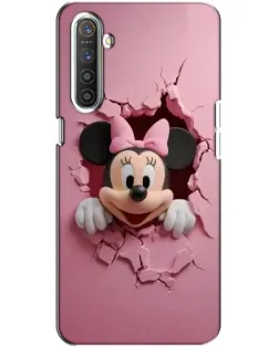 Чехол для Realme XT с картинкой «Минни сквозь стену»