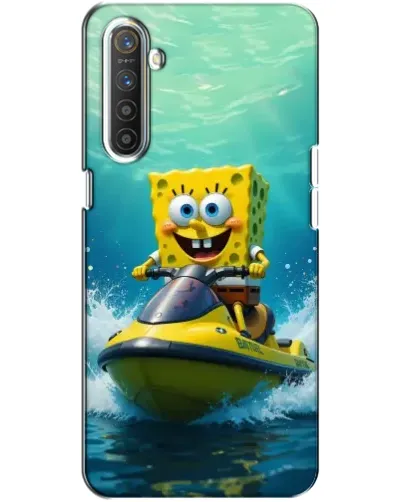 Чехол для Realme XT с картинкой «Спанч Боб на гидроцикле» Чехол для Realme XT с картинкой «Спанч Боб на гидроцикле»