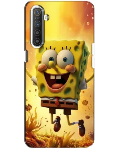 Чехол для Realme XT с картинкой «Губка Боб прыгает» Чехол для Realme XT с картинкой «Губка Боб прыгает»