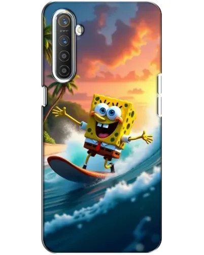 Чехол для Realme XT с картинкой «Губка Боб серфингист» Чехол для Realme XT с картинкой «Губка Боб серфингист»
