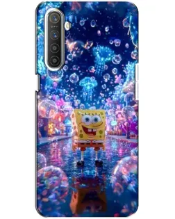 Чехол для Realme XT с картинкой «Неоновый океан»